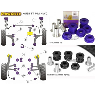 AUDI - TT Mk1 Type 8N 4WD 1999>2006 (KIT 4 PEZZ