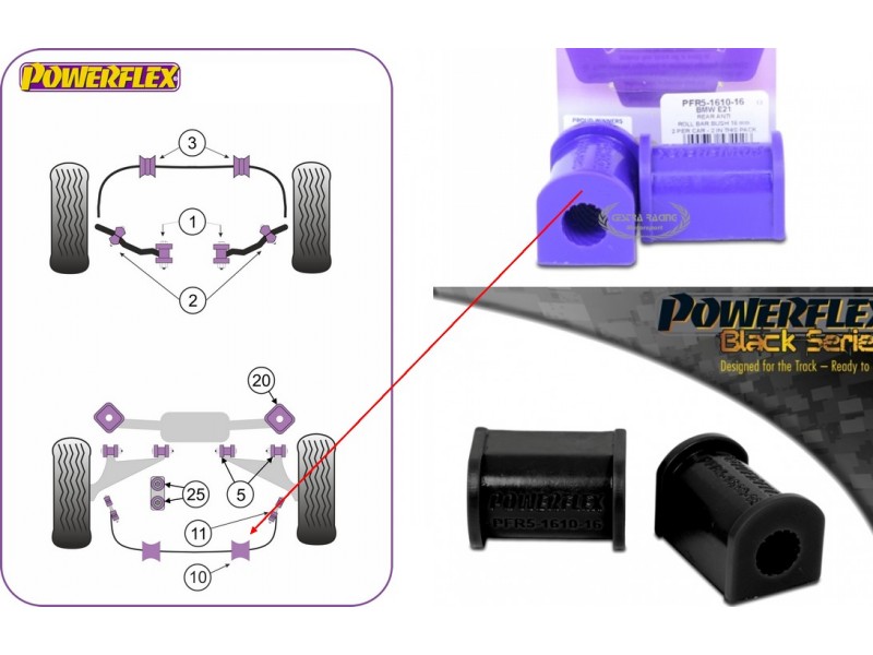 BMW - SERIE 3 - E21 (1975 - 1978) - 1978 - 1983 (KIT 2 PEZZI)