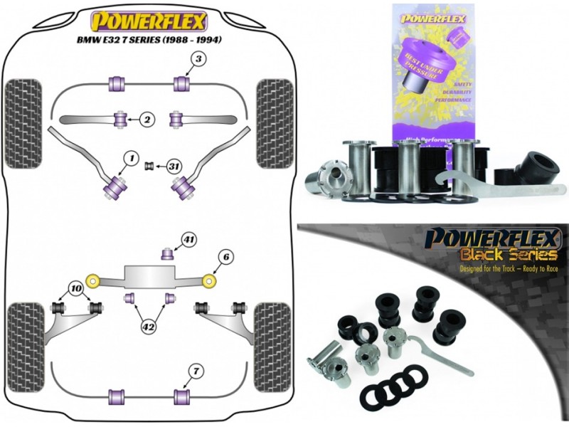 BMW - E28 - E34 - E24 - E32 (KIT 4 PEZZI)