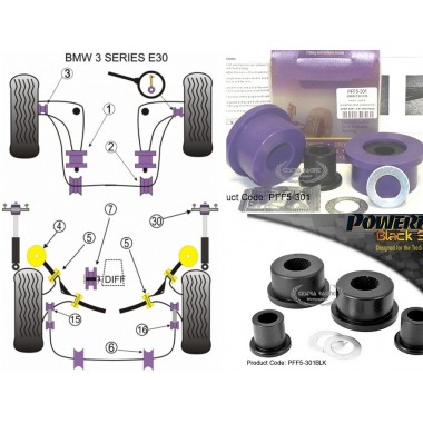 BMW - E30 3 SERIES 1982>1991 (KIT 2 PEZZI)