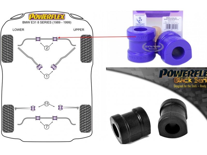 BMW - SERIE 8 - E31 1989>1999 (KIT 2 PEZZI)