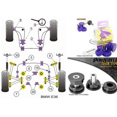 BMW - SERIE 3 - E36 1990>1998 (KIT 2 PEZZI)