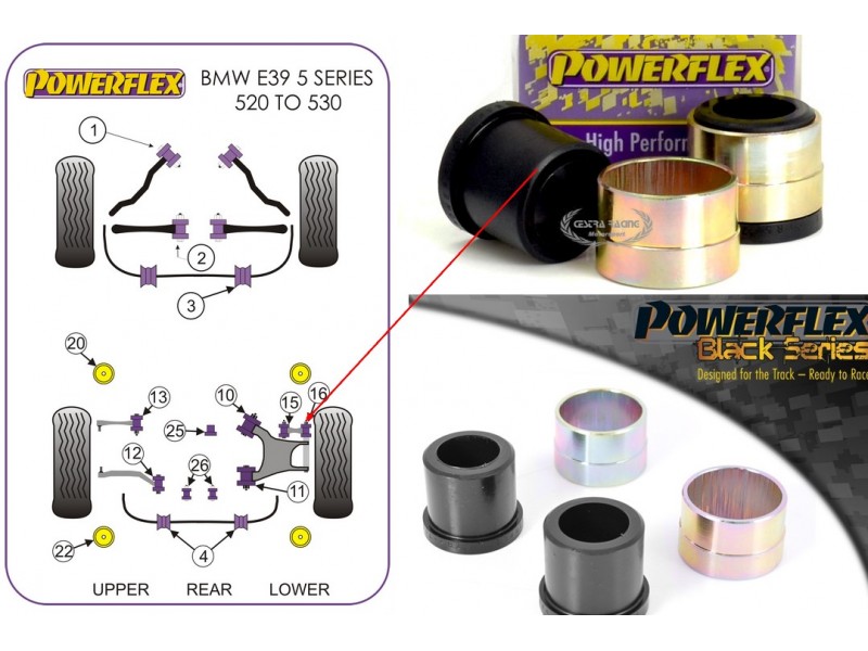 BMW - S. 5 E39 (540 TOUR./520>530 BERL + TOUR./535>540) (KIT 2 PEZZI)