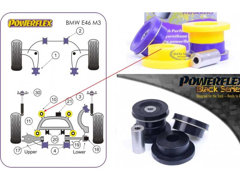 BMW - SERIE 3 - E46 M3 1999>2006 (KIT 2 PEZZI)