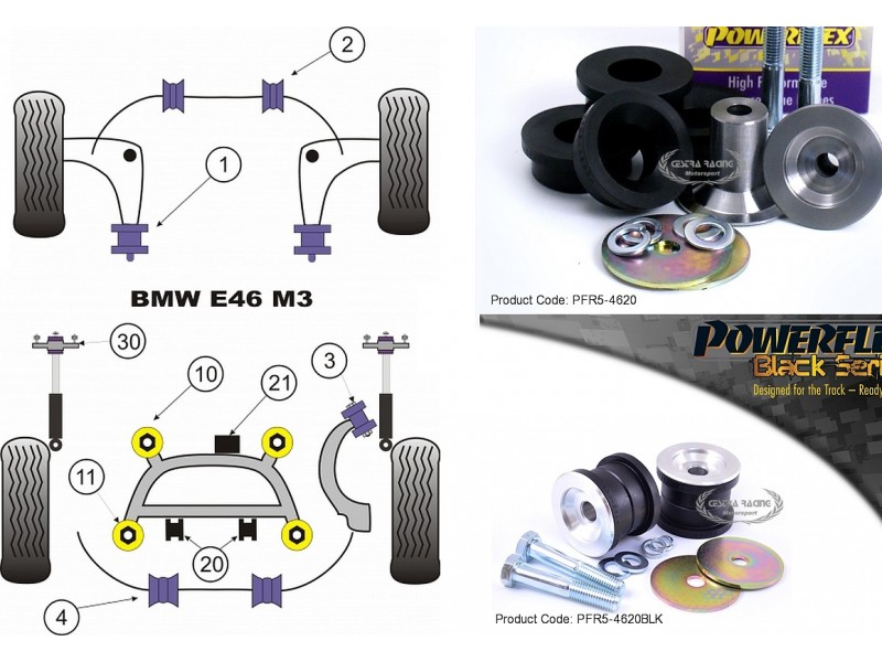 BMW - SERIE 3 - E46 M3 1999>2006 (KIT 2 PEZZI)