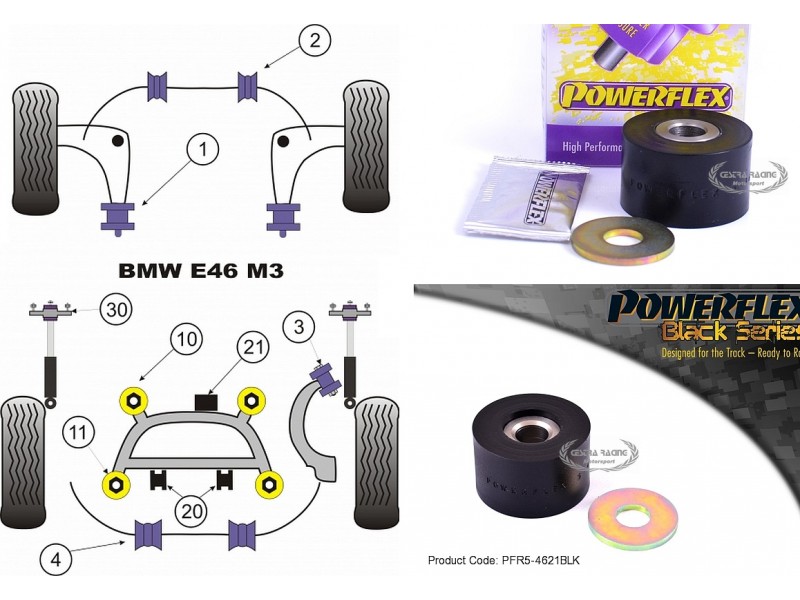 BMW - SERIE 3 - E46 1999>2006 / E46 M3 (KIT 1 PEZZO)