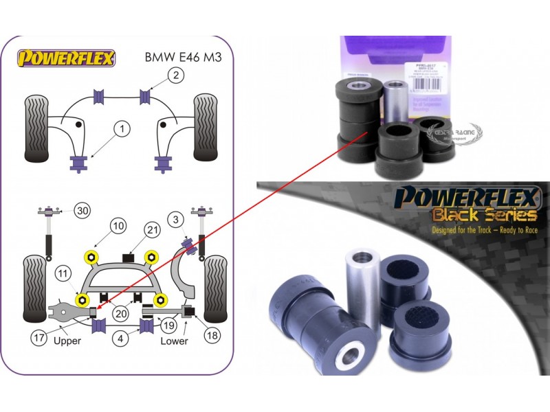 BMW - SERIE 3 - E46 BERLINA/TOURING 2WD - XDRIVE (KIT 2 PEZZI)