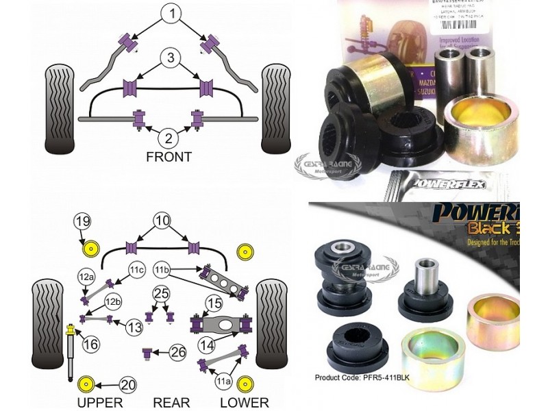 BMW - SERIE 3 - E90/E91/E92/E93 2005>2013 (KIT 2 PEZZI)