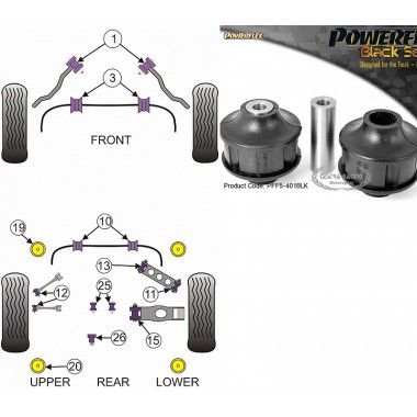 BMW - SERIE 3 - E90/E92/E93 M3 2006>2013 (KIT 2