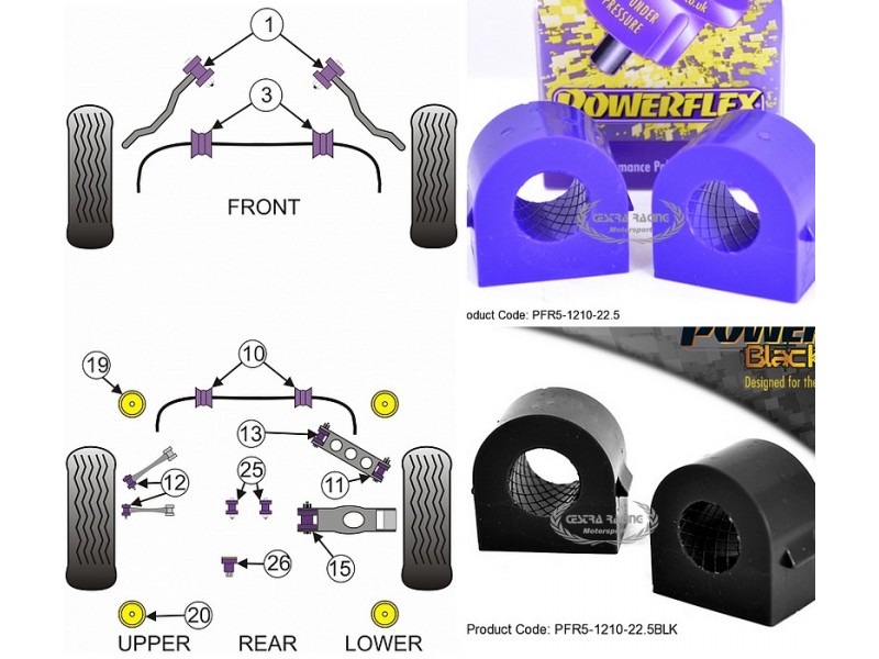 BMW - SERIE 3 - E90/E92/E93 M3 2006>2013 (KIT 2 PEZZI)