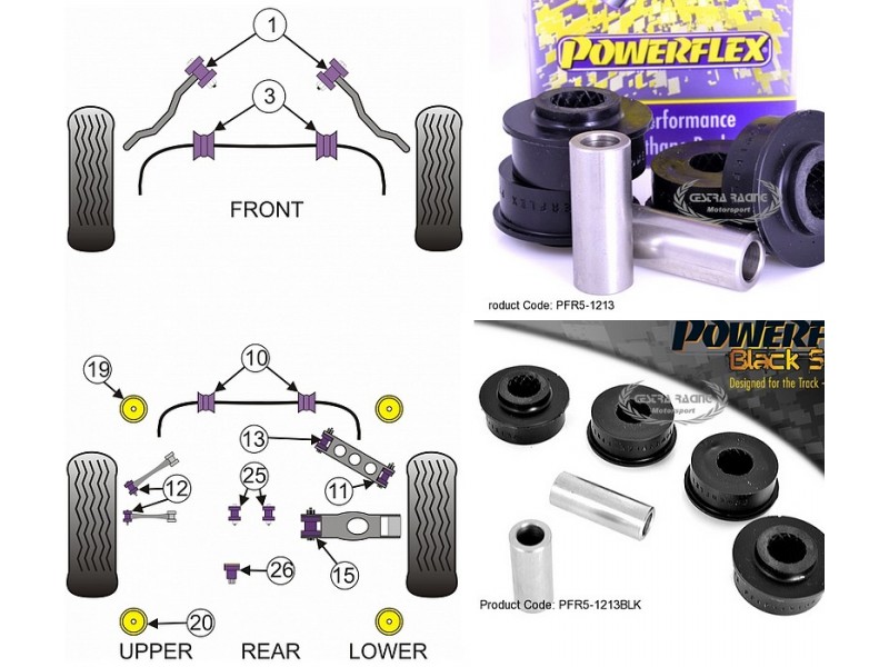 BMW - SERIE 3 - E90/E92/E93 M3 2006>2013 (KIT 2 PEZZI)