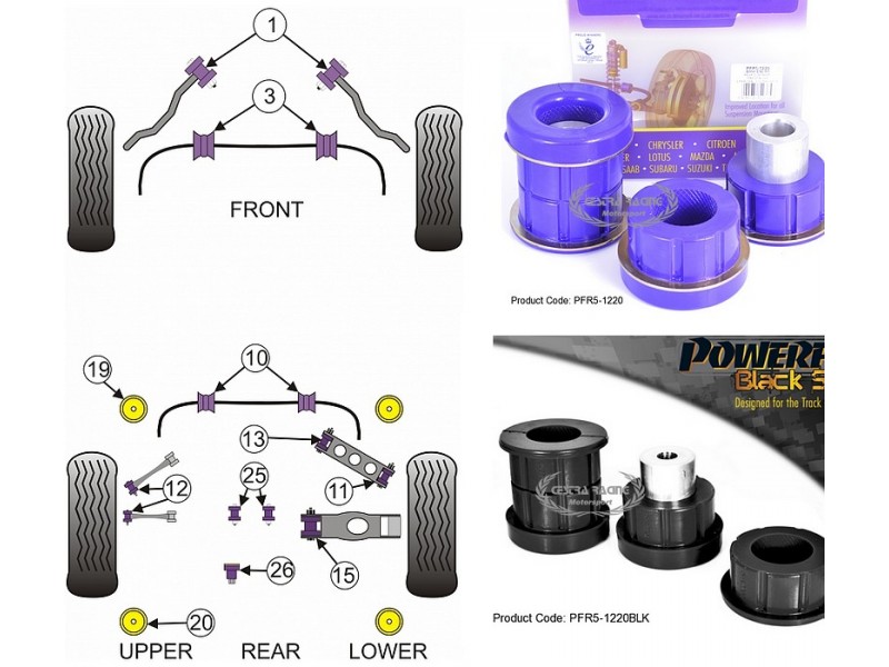 BMW - SERIE 3 - E90/E92/E93 M3 2006>2013 (KIT 2 PEZZI)