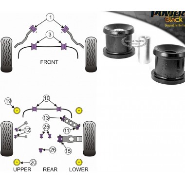 BMW - SERIE 3 - E90/E92/E93 M3 2006>2013 (KIT 2