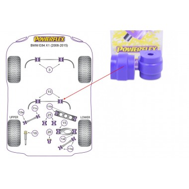 BMW - X1 - E84 2WD/XDRIVE 2008>2015 (KIT 2 PEZZ