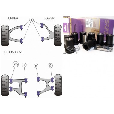 FERRARI - 355 1994>1999 (KIT 8 PEZZI)