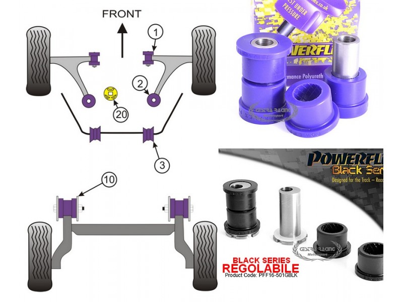 FIAT - 500 2007> (KIT 2 PEZZI)