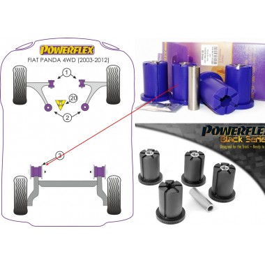 FIAT - PANDA 2WD - 4WD 2003>2012 (KIT 4 PEZZI)