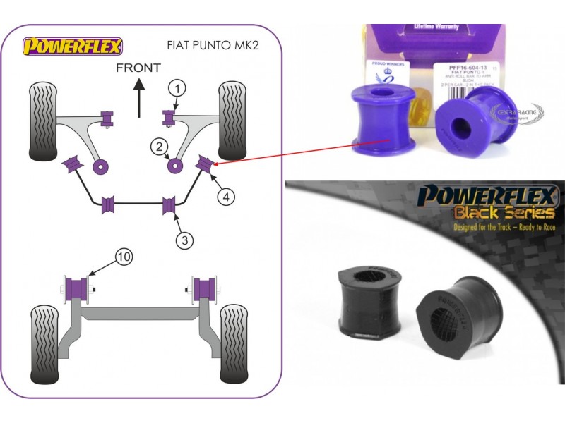 FIAT - PUNTO (188) 1999>2005(KIT 2 PEZZI)