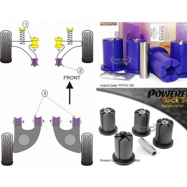 FIAT - CINQUECENTO & SEICENTO (KIT 4 PEZZI)