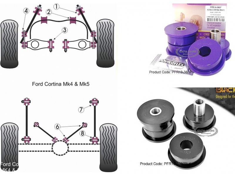 FORD - CORTINA MK4-5 (KIT 2 PEZZI)