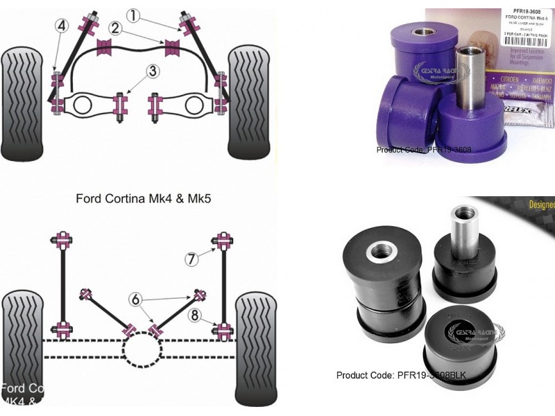 FORD - CORTINA MK4-5 (KIT 2 PEZZI)