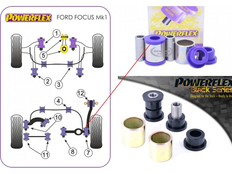 FORD - FOCUS I RS/ST (KIT 2 PEZZI)