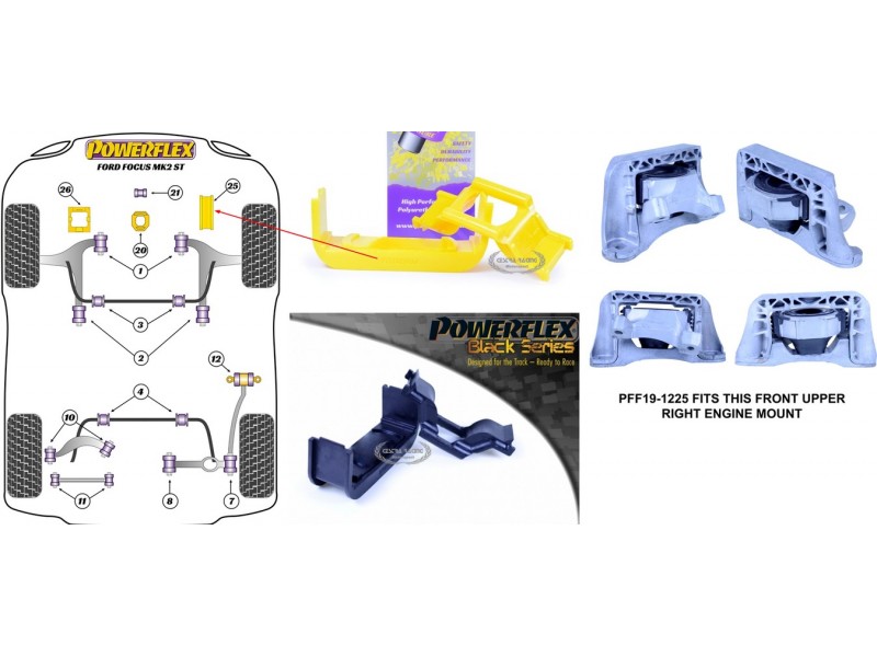 FORD - FOCUS II RS/ST (KIT 1 PEZZO)