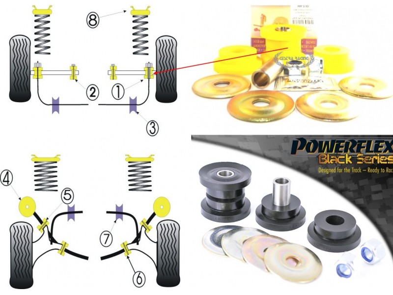 FORD - GRANADA SCORPIO - TUTTI I MODELLI 85>94 (KIT 2 PEZZI)