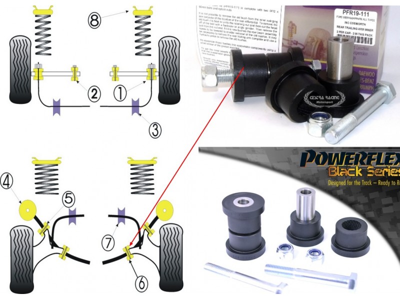 FORD - GRANADA SCORPIO - TUTTI I MODELLI 85>94 (KIT 2 PEZZI)