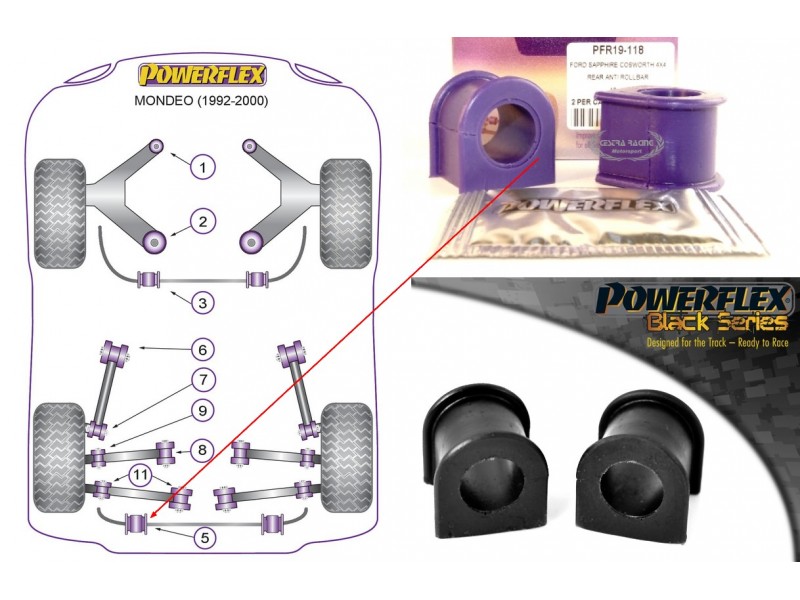 FORD - MONDEO 1992>2000 (KIT 2 PEZZI)