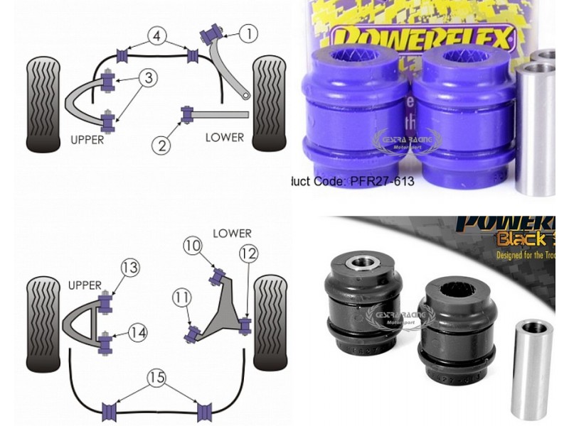 JAGUAR - XJ, XJ8 - X350 - X358 2003>2009 (KIT 2 PEZZI)