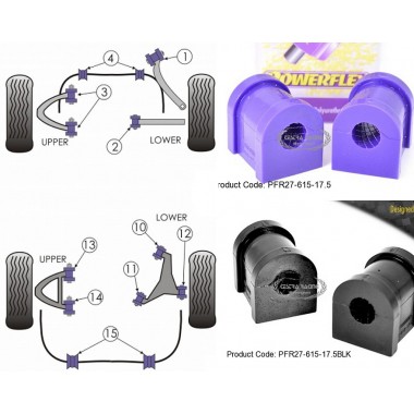 JAGUAR - XK, XKR - X150 2006> (KIT 2 PEZZI)