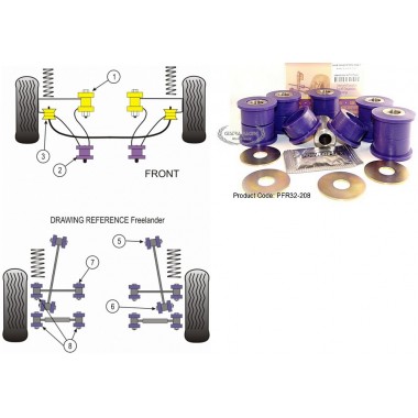 LAND ROVER - FREELANDER 1997>2006 (KIT 6 PEZZI)