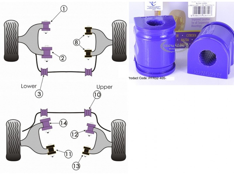 LAND ROVER - RANGE ROVER SPORT 2005>2013 (KIT 2 PEZZI)