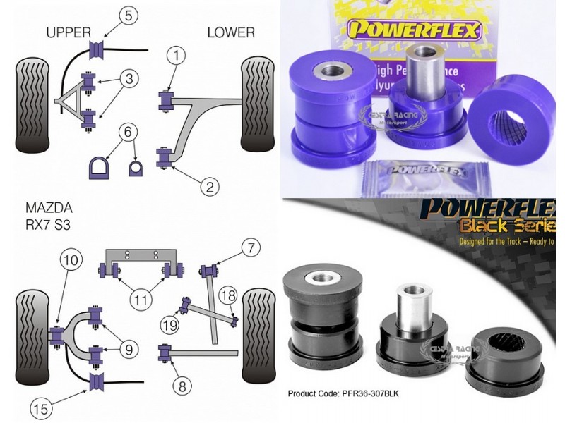 MAZDA - RX-7 (3 & 4) 1992>2002 (KIT 2 PEZZI)