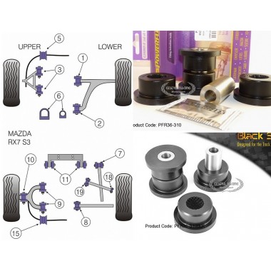 MAZDA - RX-7 (3 & 4) 1992>2002 (KIT 2 PEZZI