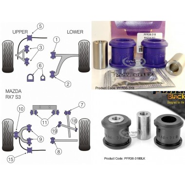 MAZDA - RX-7 (3 & 4) 1992>2002 (KIT 2 PEZZI