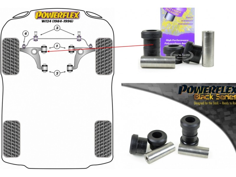 MERCEDES - E CLASS W 124 1984>1996 (KIT 2 PEZZI)