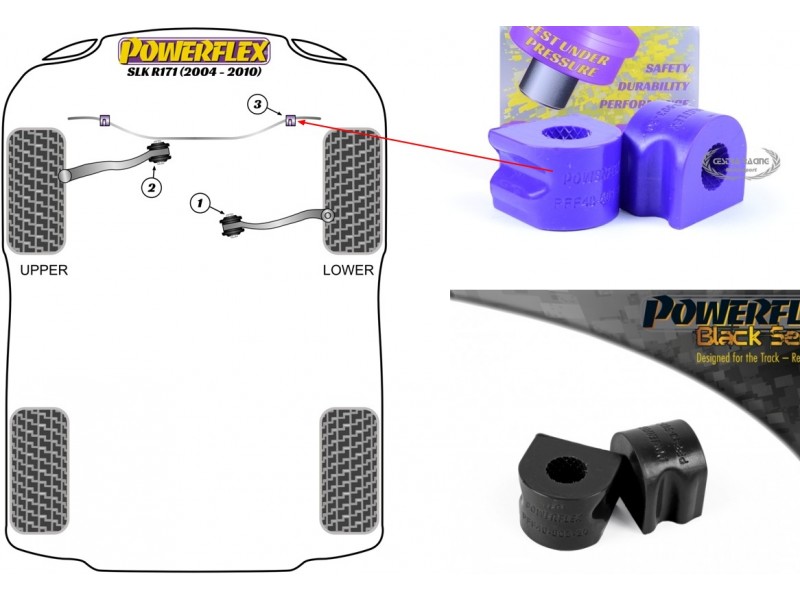 MERCEDES - SLK - R171 2004>2010 (KIT 2 PEZZI)