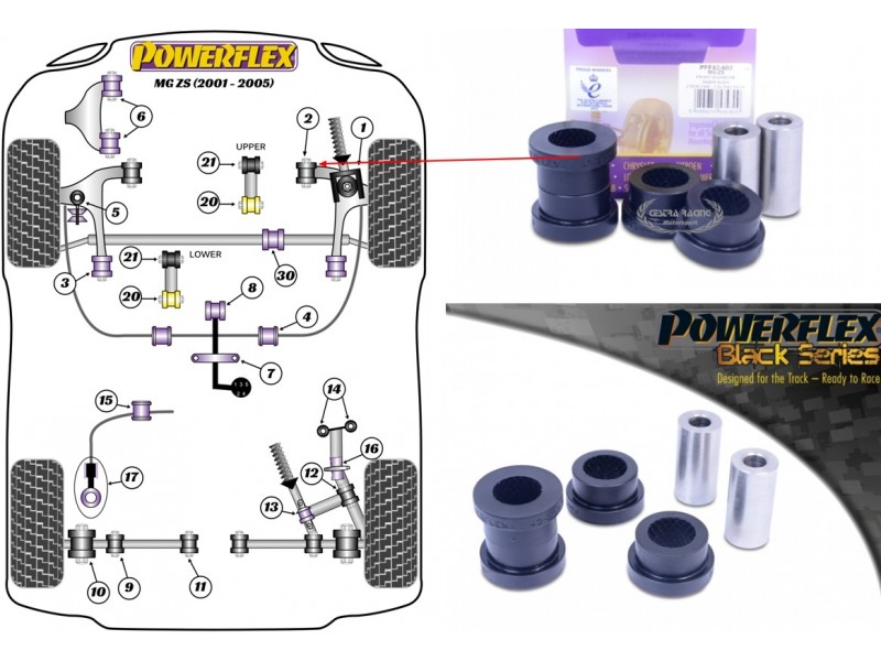 MG - ZS (KIT 2 PEZZI)