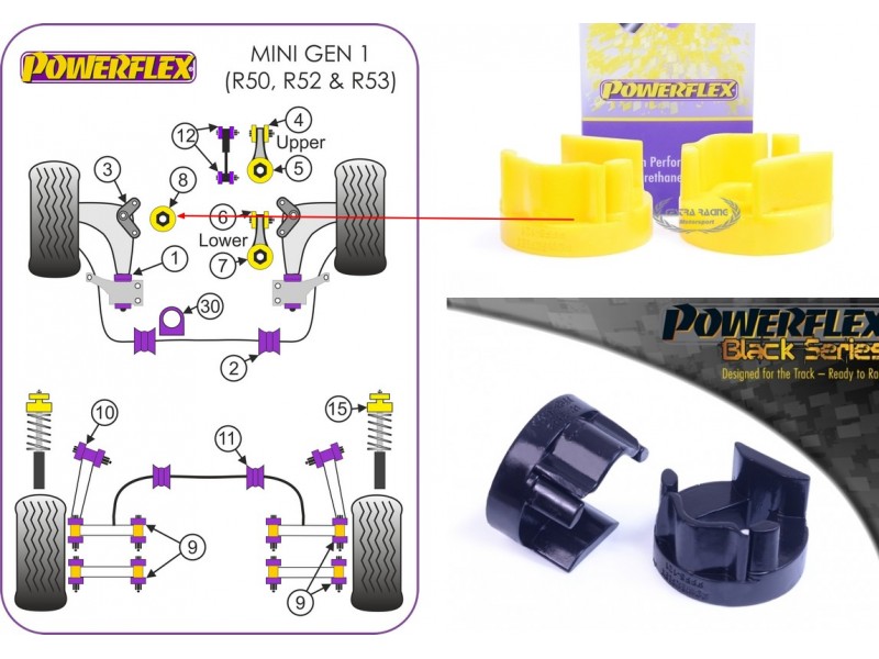 MINI - R50 - R52 - R53 (KIT 1 PEZZO)