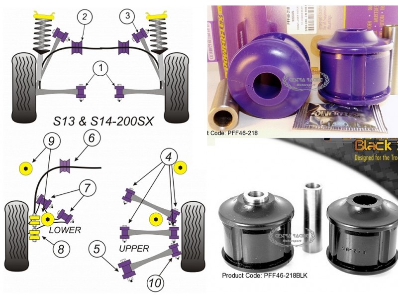 NISSAN - 200SX - S13, S14, S14A & S15 (KIT 2 PEZZI)