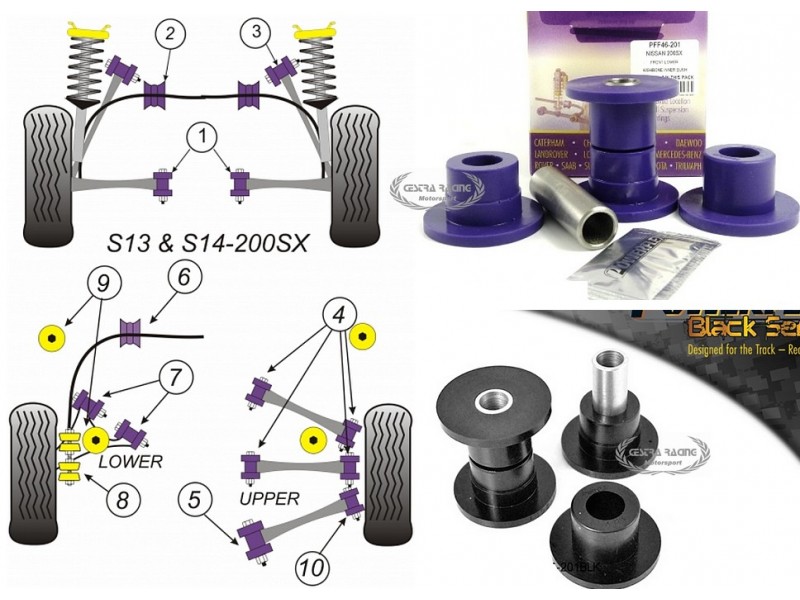 NISSAN - 200SX - S13, S14, S14A & S15 (KIT 2 PEZZI)