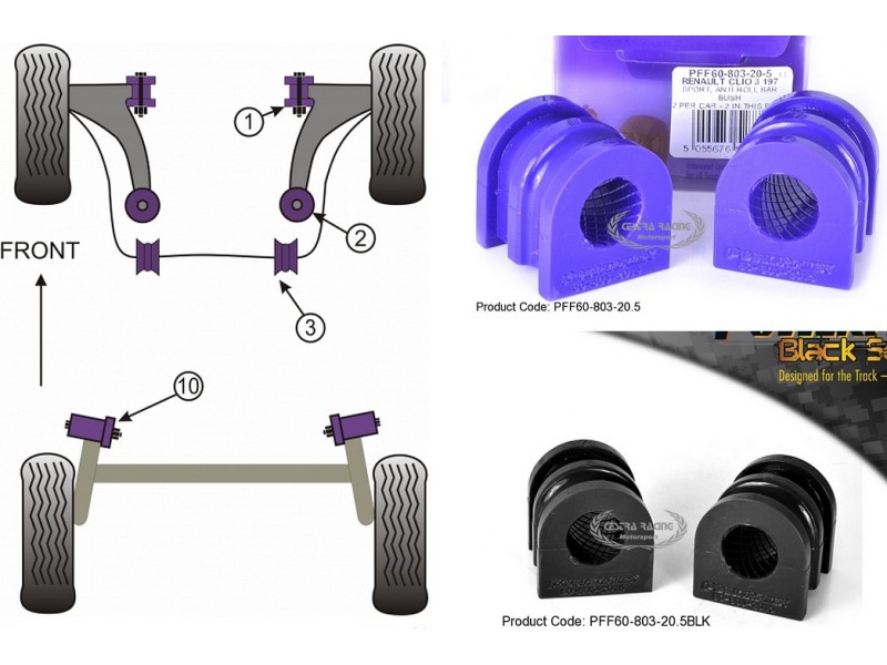 NISSAN - MICRA K12 2003>2009 (KIT 2 PEZZI)