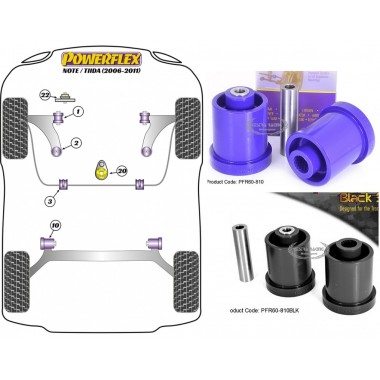 NISSAN - NOTE/TIIDA 2006>2011 (KIT 2 PEZZI)