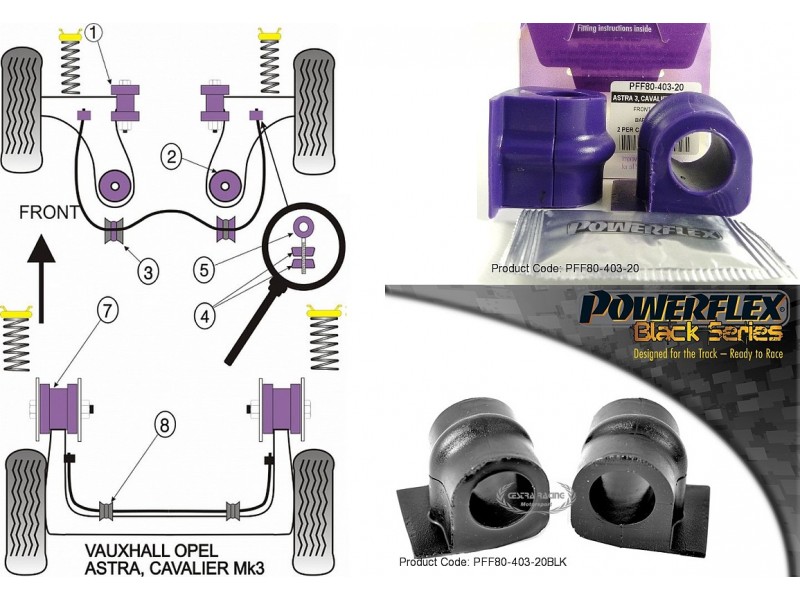 OPEL - ASTRA F 1991>1998 (KIT 2 PEZZI)