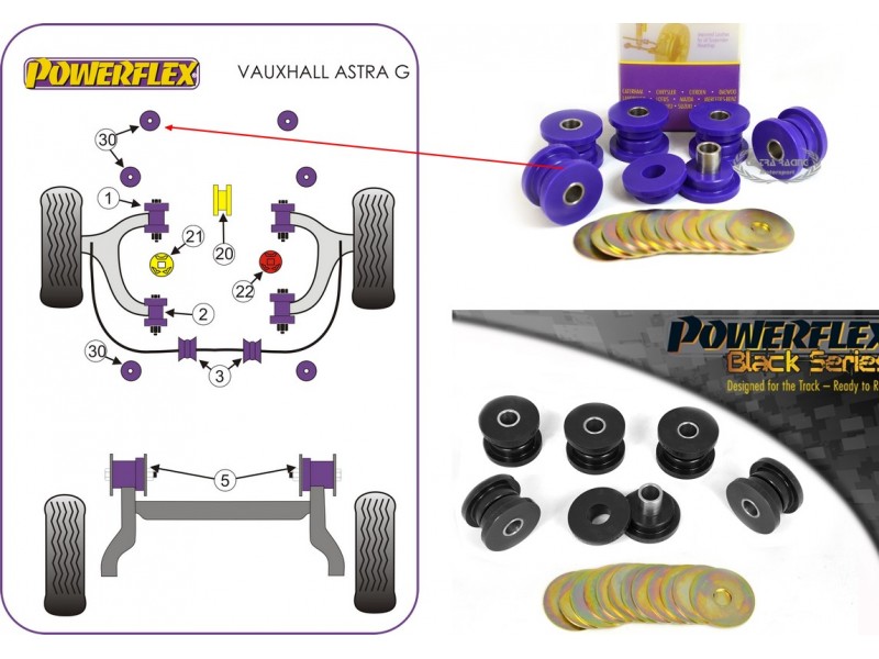 OPEL - ASTRA G (MK4) 1998>2004 (KIT 6 PEZZI)