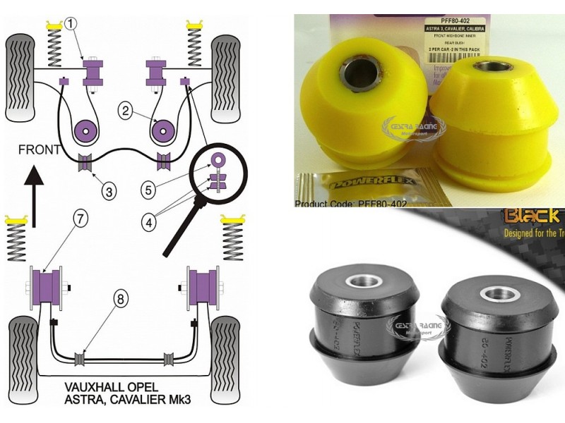 OPEL - VECTRA A 89>95 / CAVALIER 2WD 89-95 (KIT 2 PEZZI)