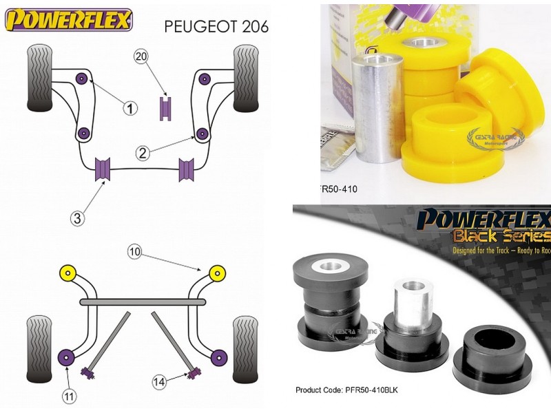 PEUGEOT - 206 (KIT 2 PEZZI)