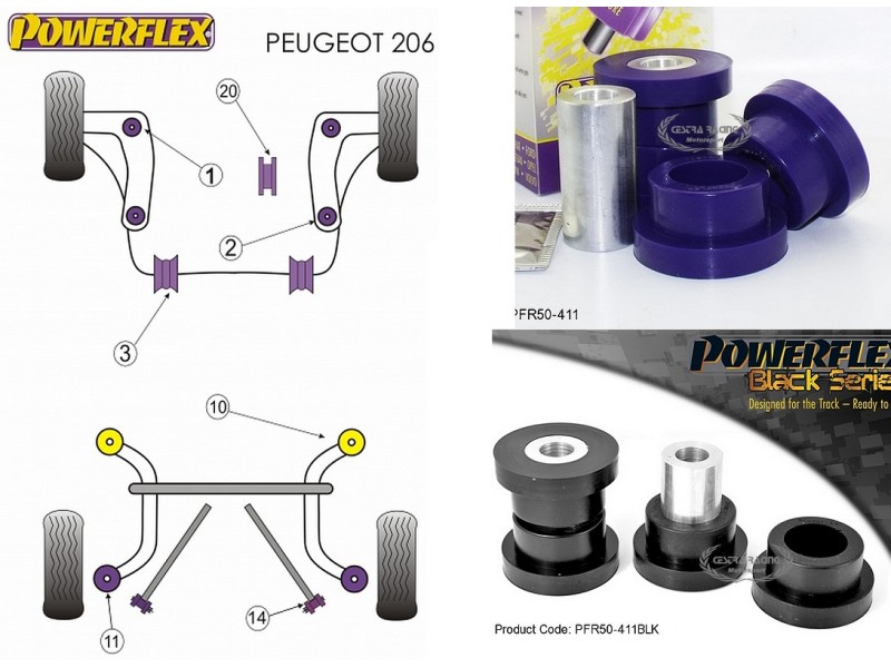 PEUGEOT - 206 (KIT 2 PEZZI)